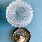 Moulded glass ceiling light