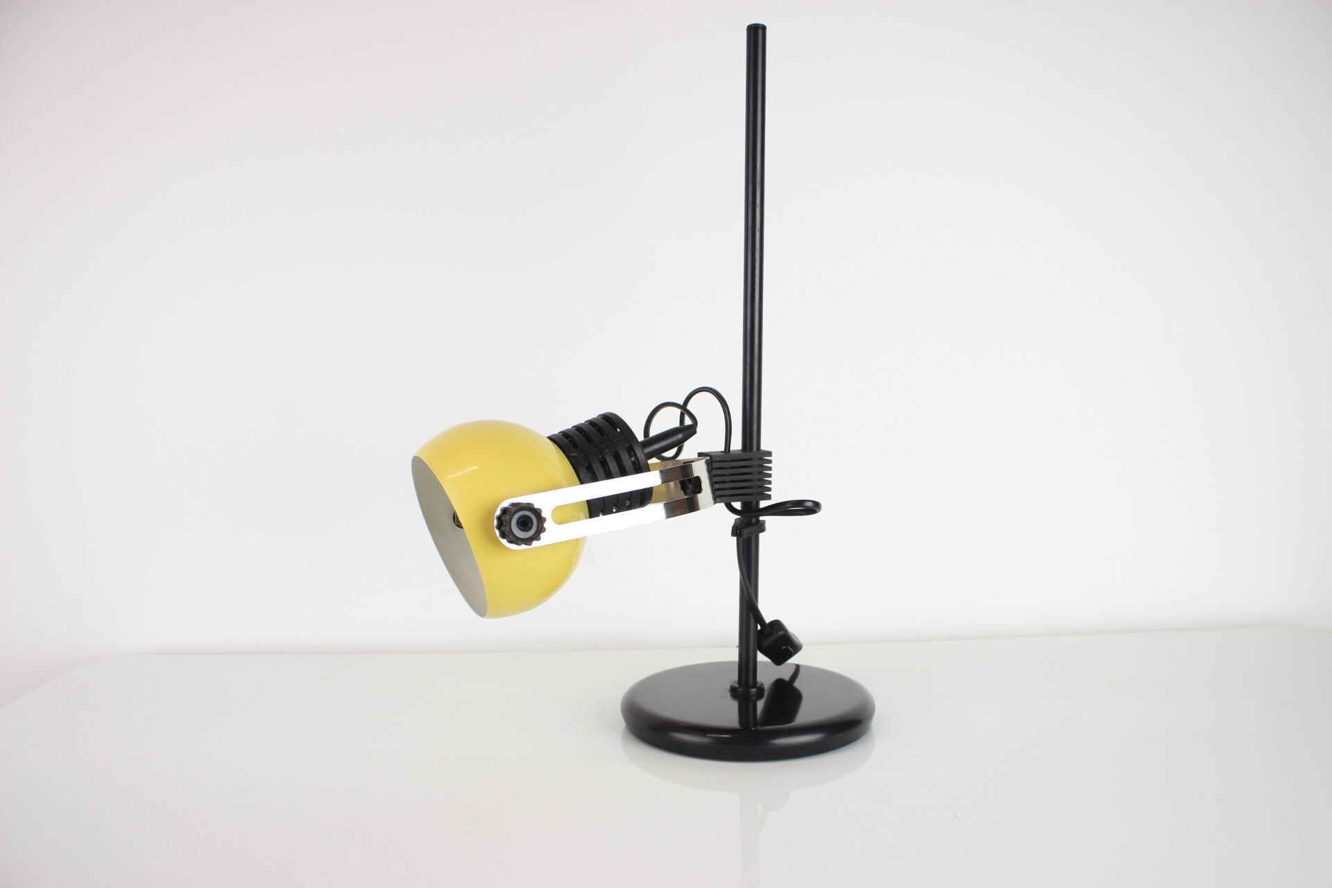 Adjustable mid-century table lamp, Czechoslovakia