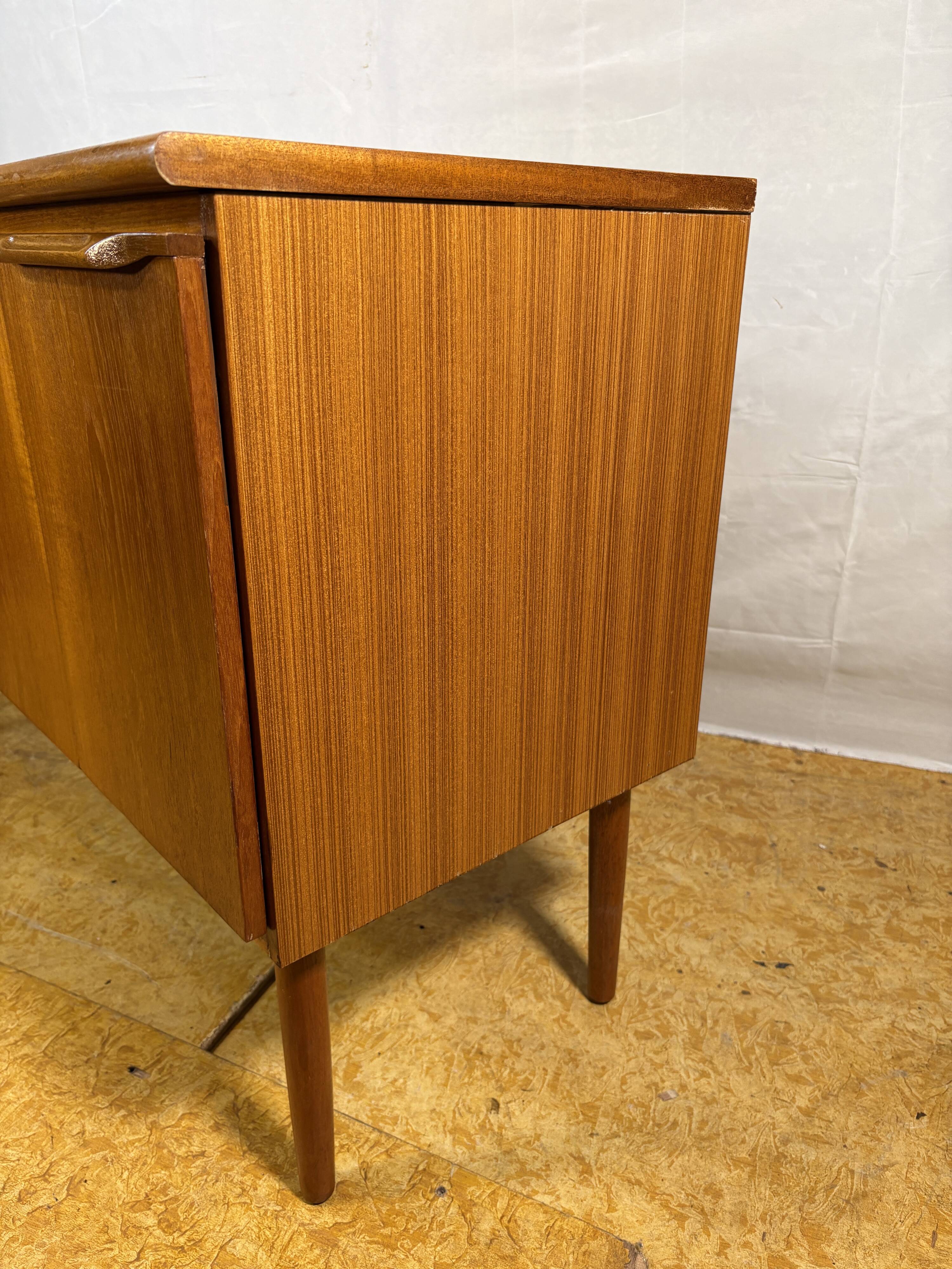 Mid-Century Retro Vintage Teak Sideboard by Sakol 1960   Danish Design Infl
