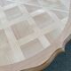 Extendable round Louis XV dining table, renovated in raw wood, 20th century, 200cm