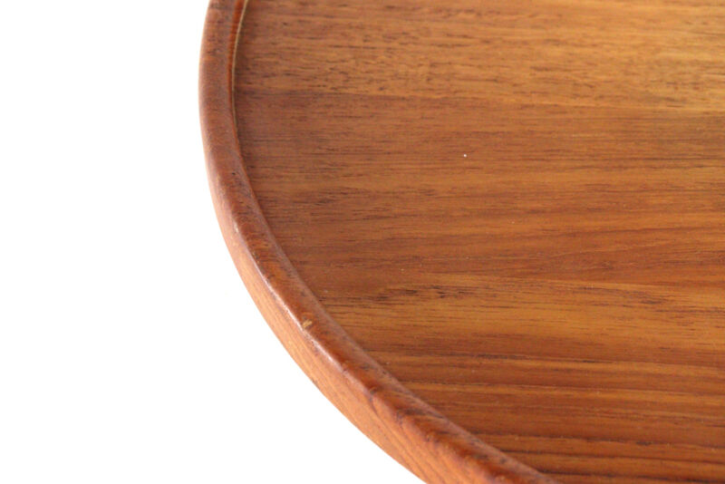 Lazy Susan teak rotating tray in teak - danish design