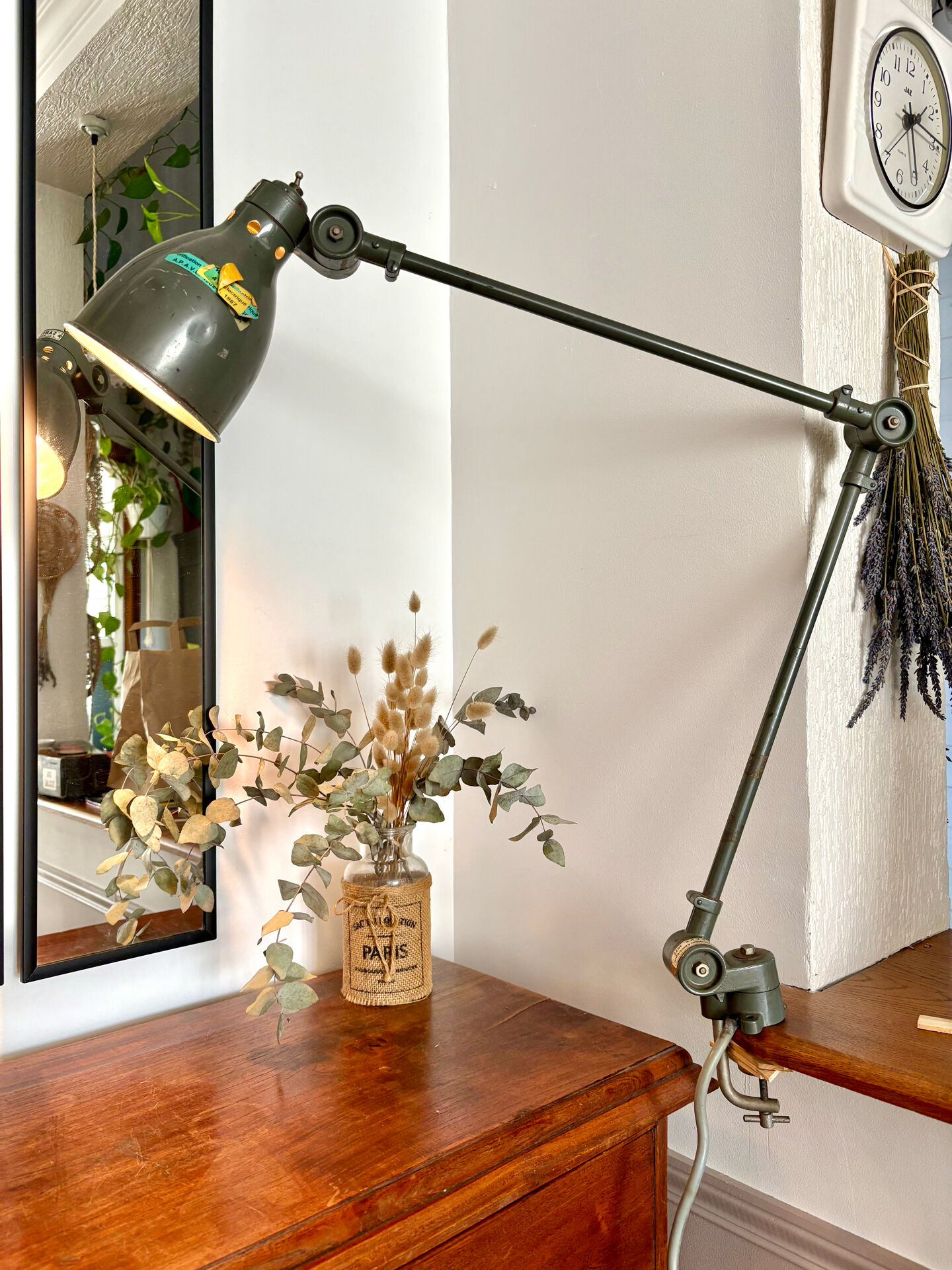 Industrial lamp architect workshop SANFIL Paris 1950
