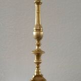 Bronze candlestick table lamp