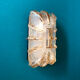 Wall lamp or ceiling lamp thick glass seventies vintage