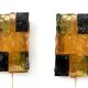 Pair of Patchwork Wall Lights, Jean Simon Labret, 1970s