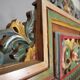 Carved wooden sideboard