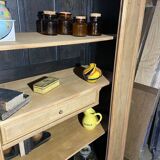 Dresser, bookcase in raw wood