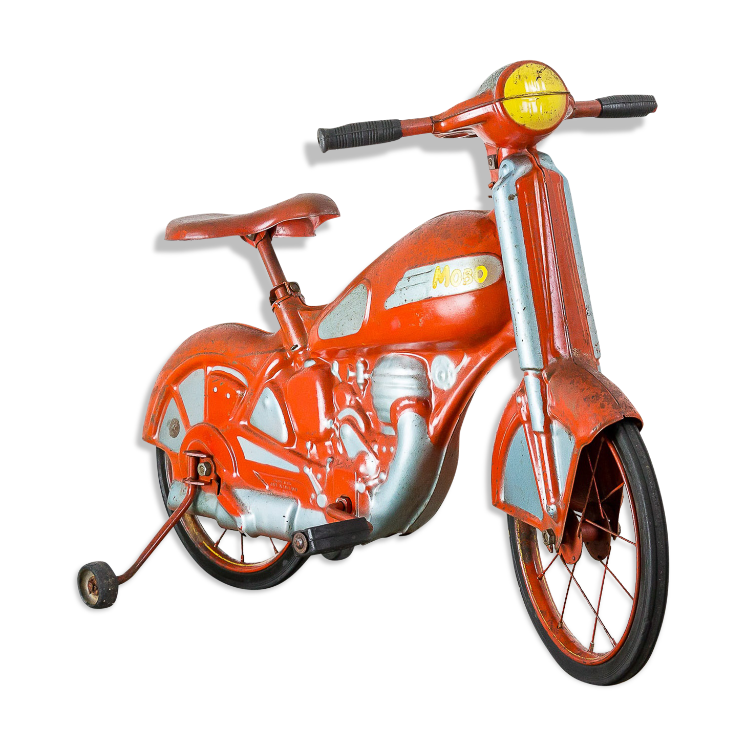 Vintage children’s motorcycle pedal toy by Mobo, England 1950’s Selency