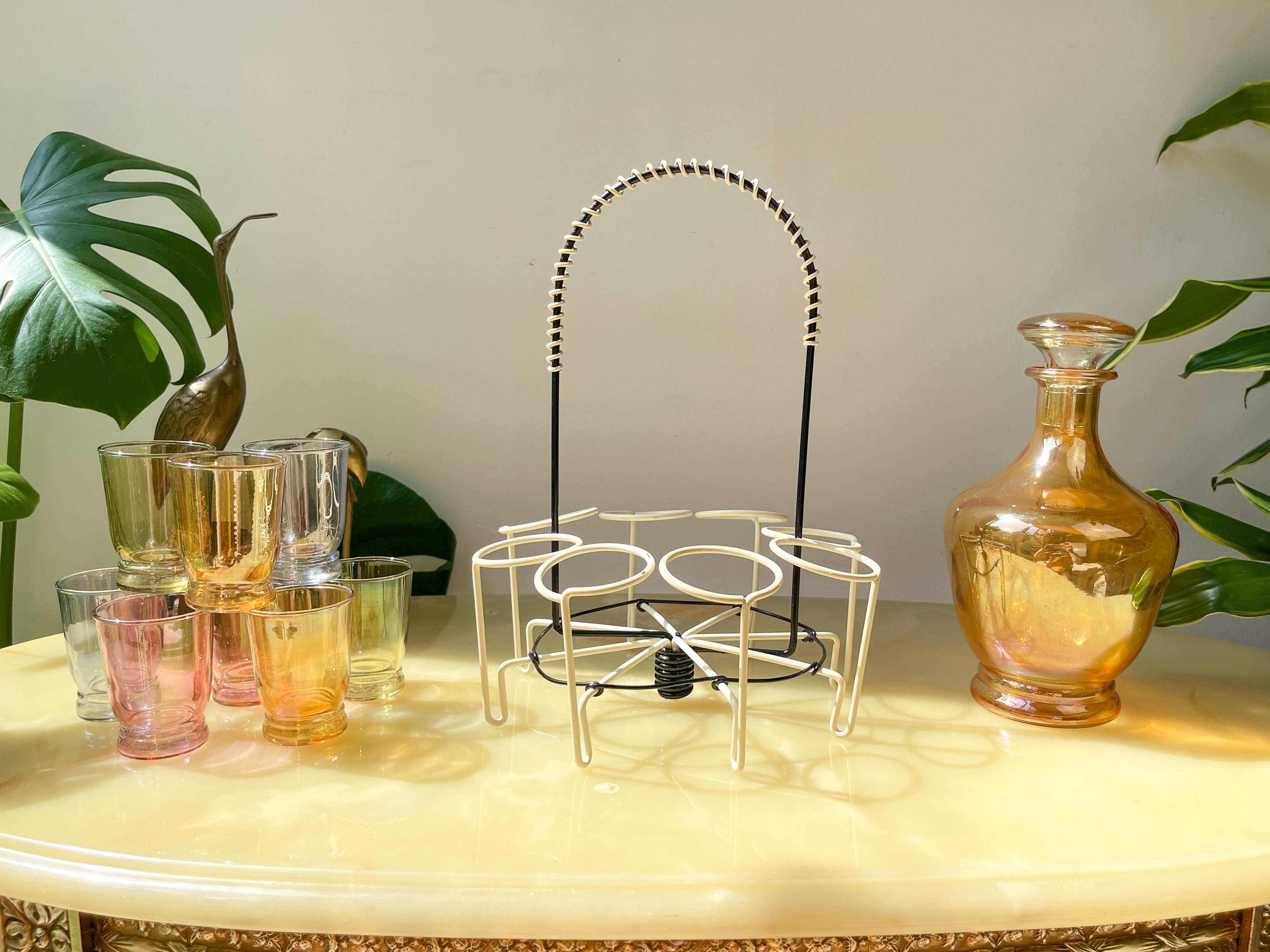 Aperitif service, cooked wine, port or liqueur Verrerie de Monaco