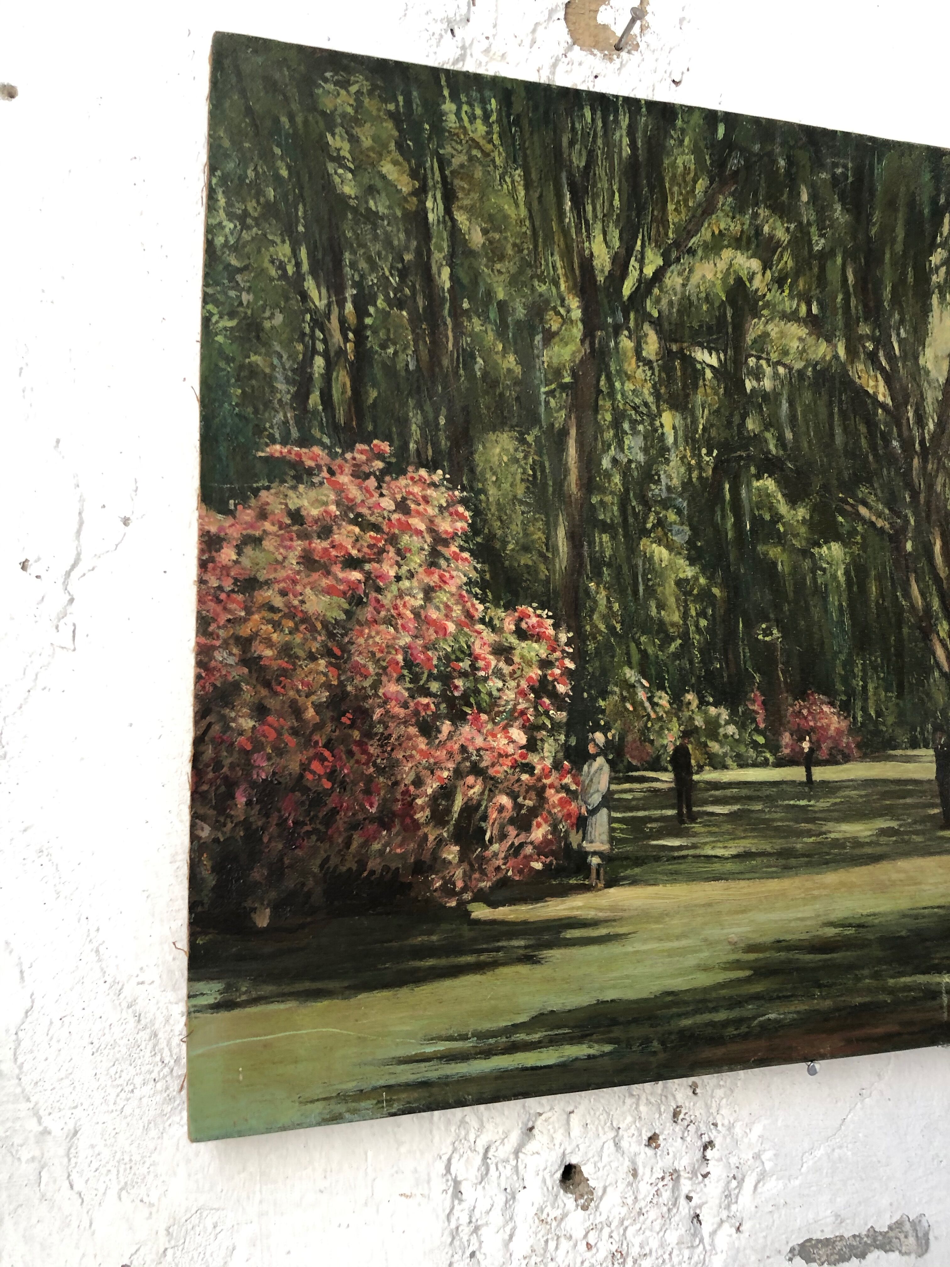 J.Ryck oil painting on cardboard