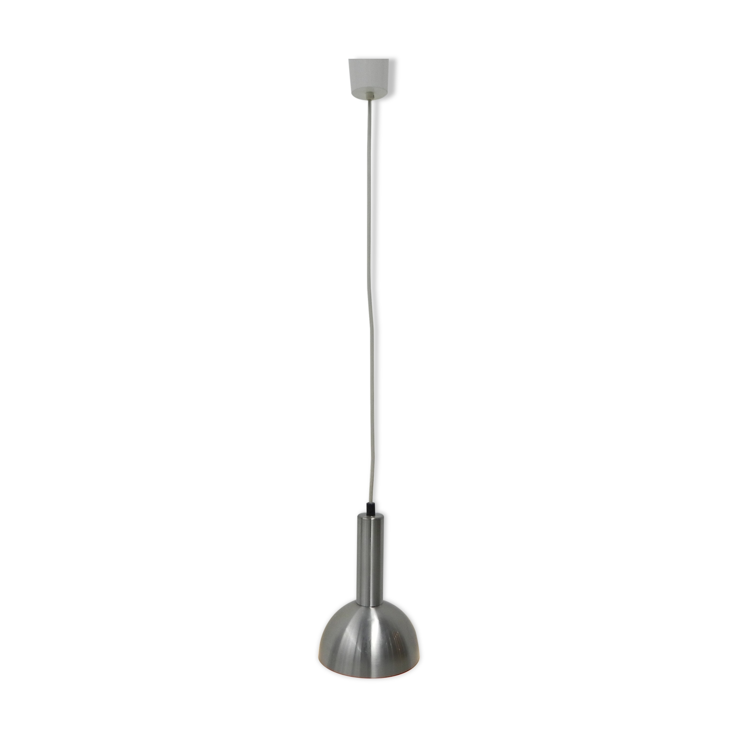 Vintage hanging lamp with aluminum shade
