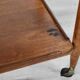 Midcentury White & Newton Teak Cocktail Drinks Trolley / Hostess. Vintage M
