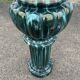 Large cache-pot on a ceramic column – In the style of Clément