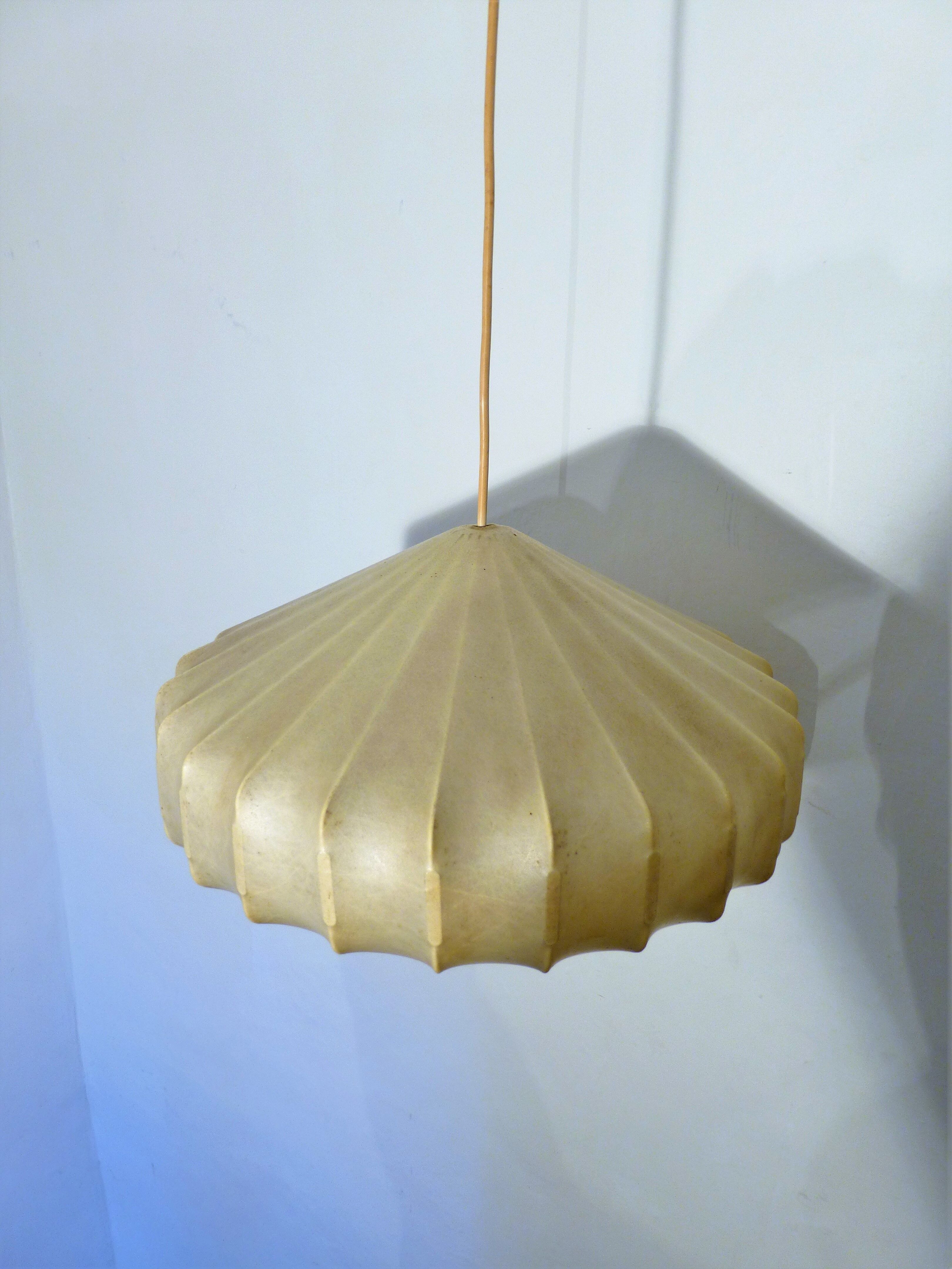 Cocoon hanging lamp 1960