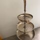 3-storey cake display in silver metal from the Mills Brussels brand. Date from the 1930s