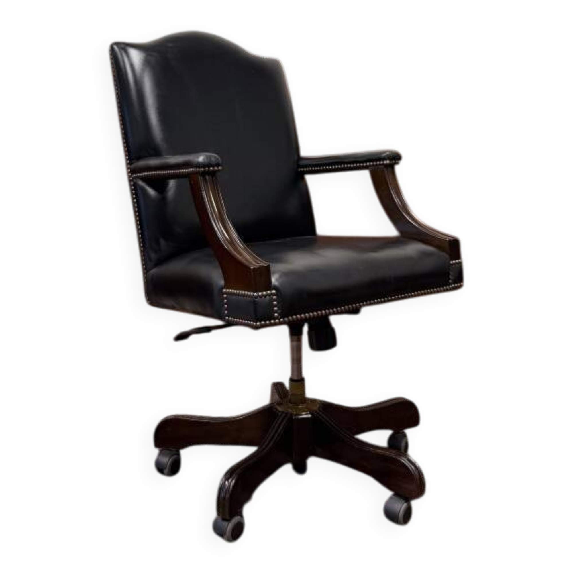 English Springvale Chesterfield Office Chair Black