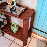 Art Deco solid wood console