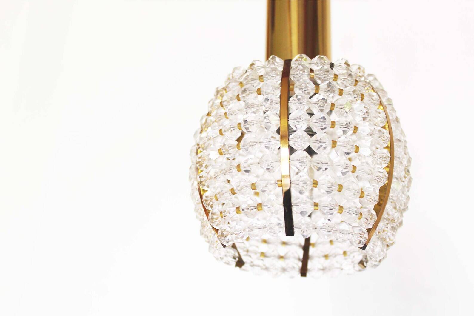 Petit Vintage pendant chandelier by Emil Stejnar for Rupert Nikoll