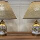 Paire de lampes céramique "design scandinave 1950".