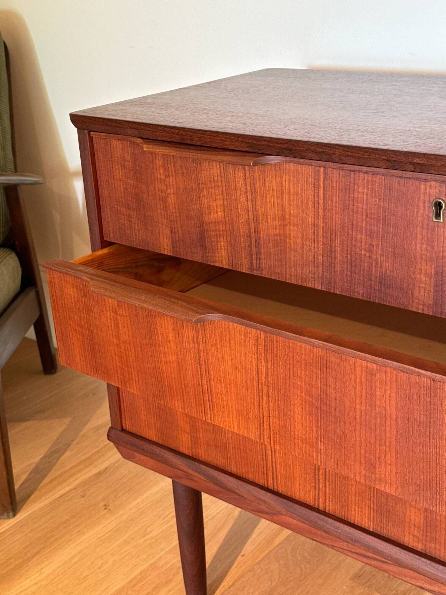 Vintage Scandinavian "Ingrid" teak chest of drawers