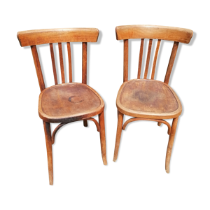 lot de 2 chaises bistrot
