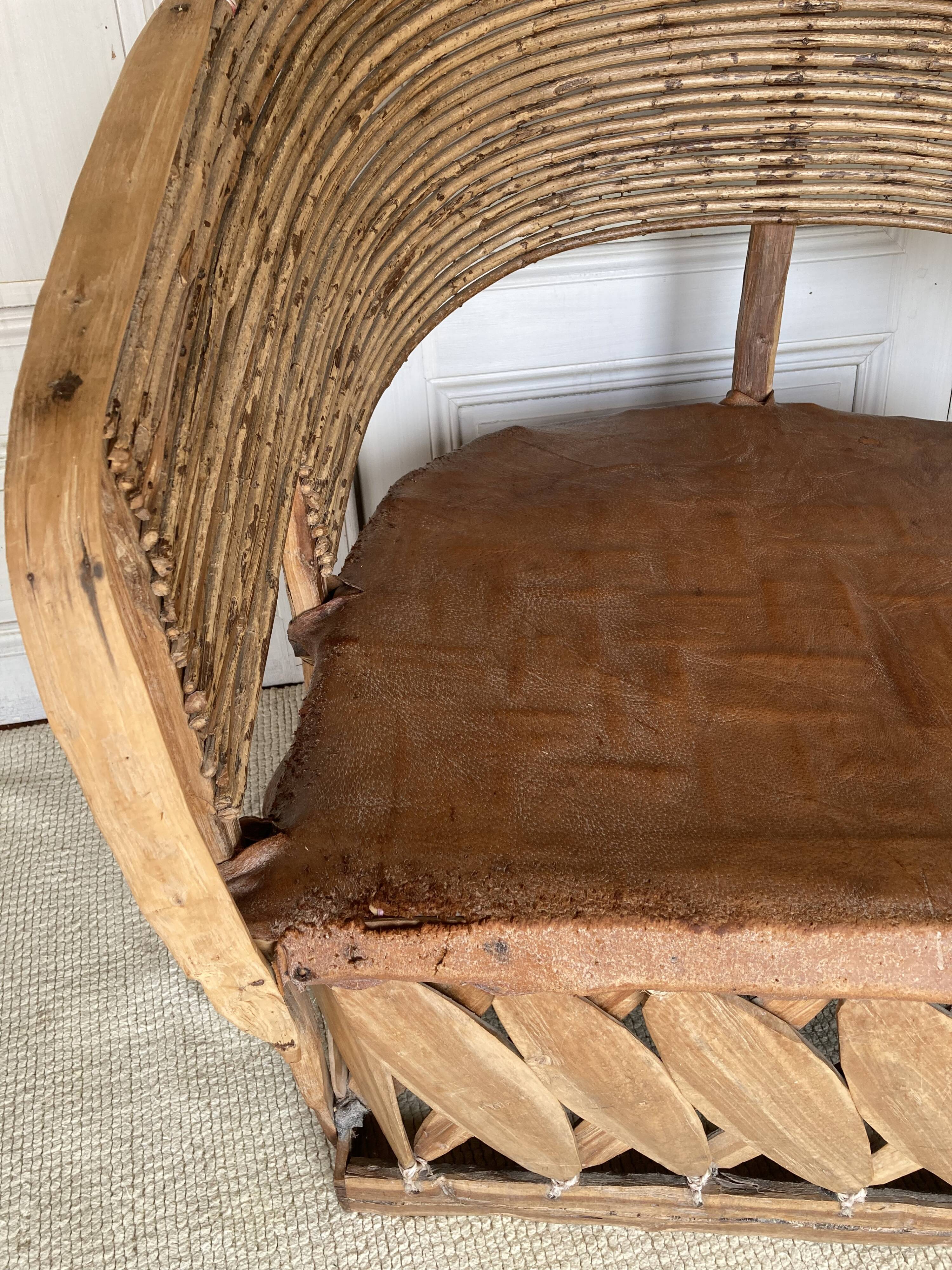 Mexican craft armchair equippal