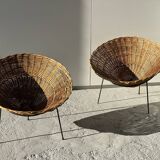 Paire de fauteuils édition originale C8 par Terence Coran pour 1954