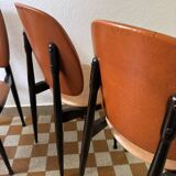 Baumann Pegasus chairs from the 60s (X4)