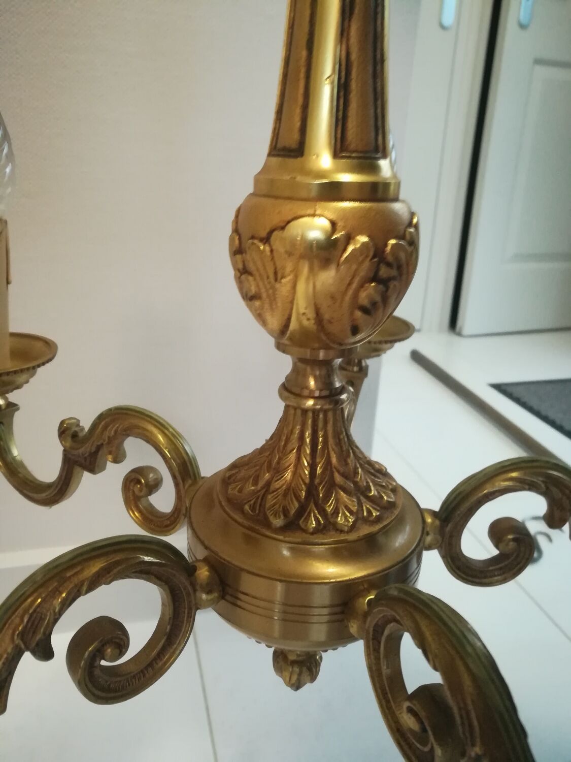 Lustre bronze Lumalux Paris
