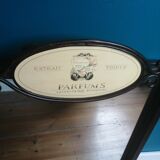 Mirror metal sign perfume