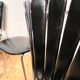 6 vintage chairs 1950 chrome skaï black