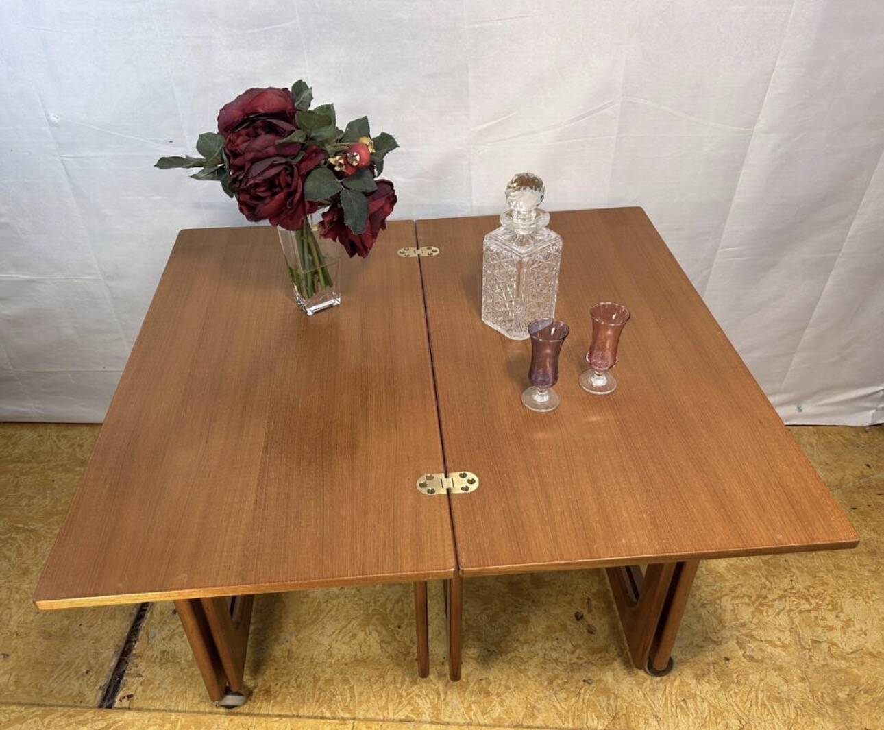 Mid Century Retro Teak Coffee Table / Nest of Tables by McIntosh Circa 1960