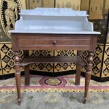 Toilet table - Dressing table Louis Philippe white marble