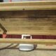 Farm table in washed oak