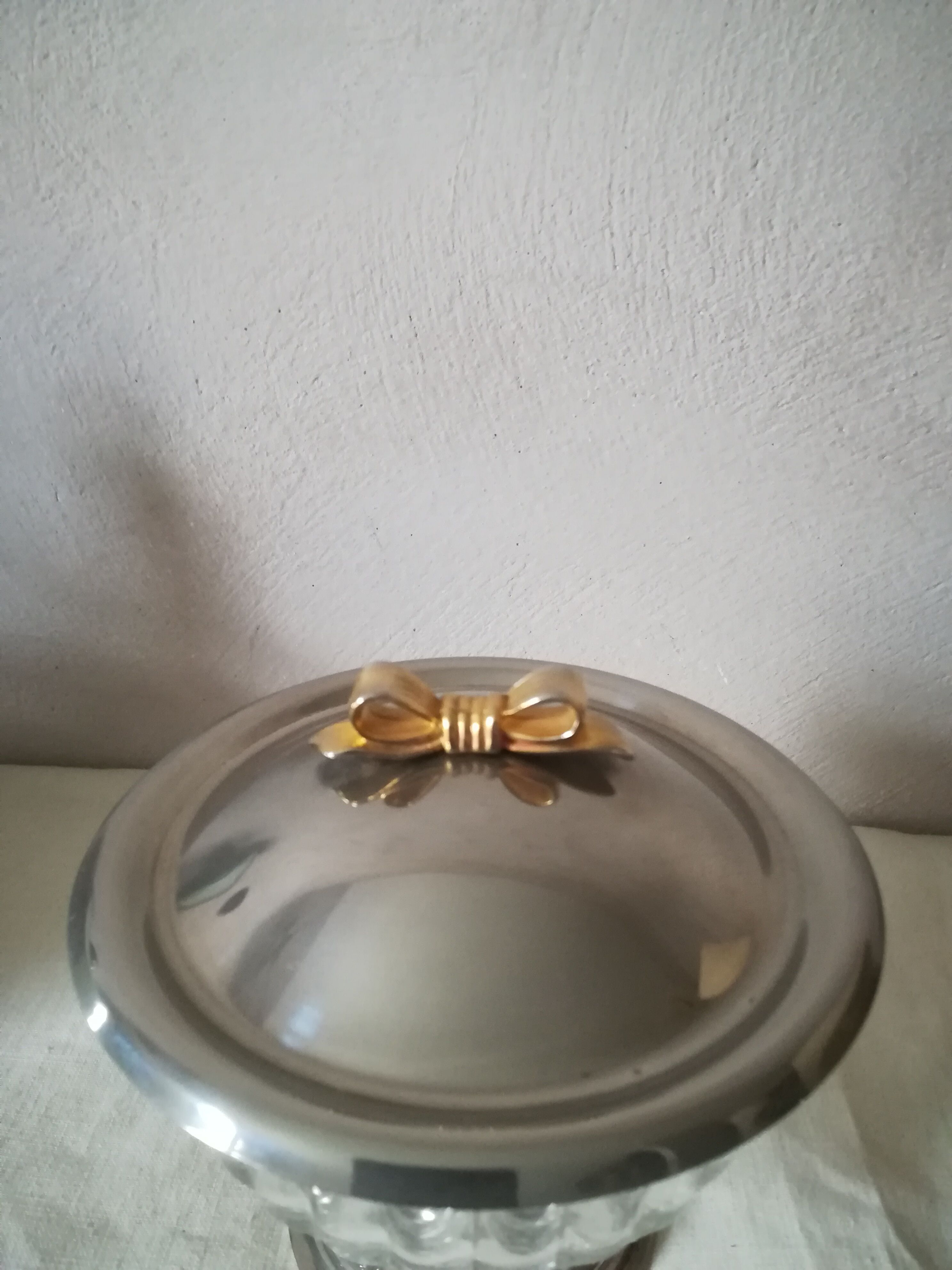 Glass and metal candy