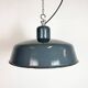 Industrial Grey Enamel Pendant Lamp from Siemens, 1930s