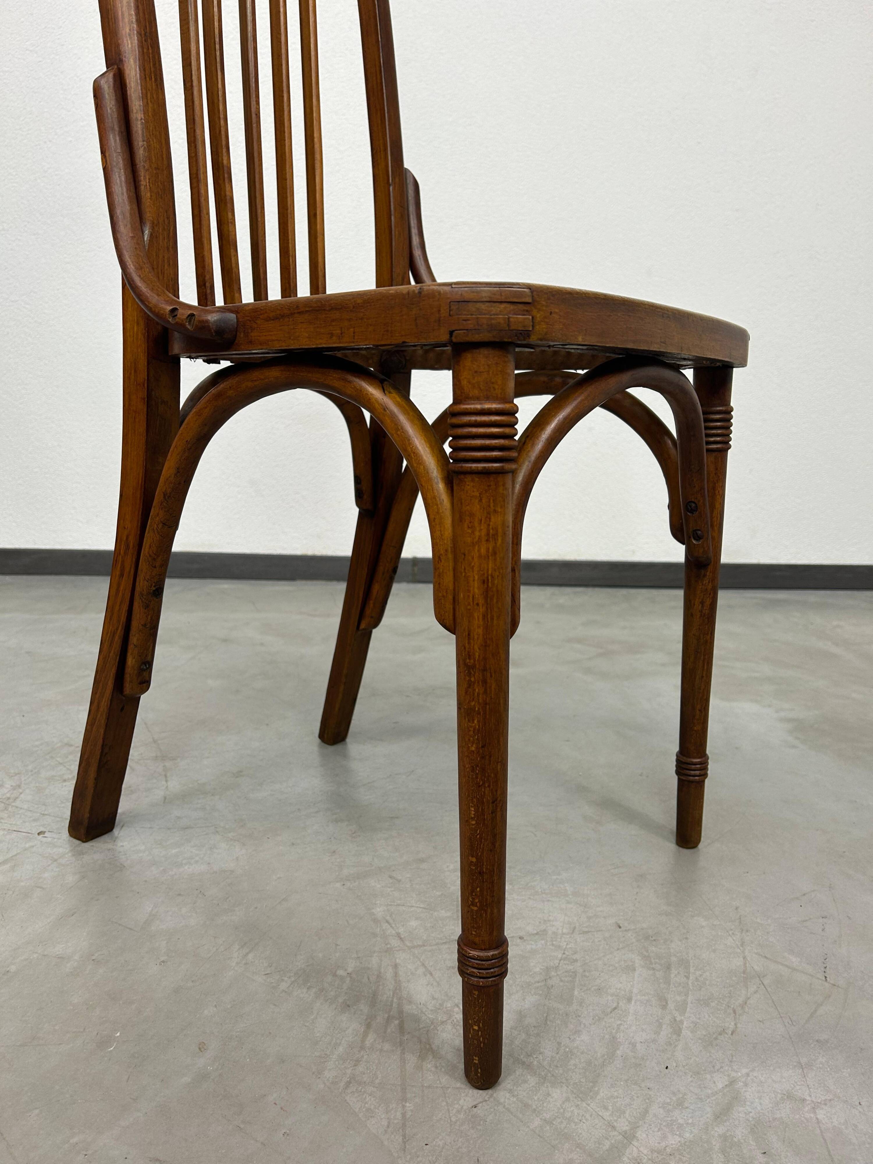 Dining chairs Secession N369A by Josef Hoffmann