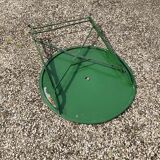 Foldable iron table