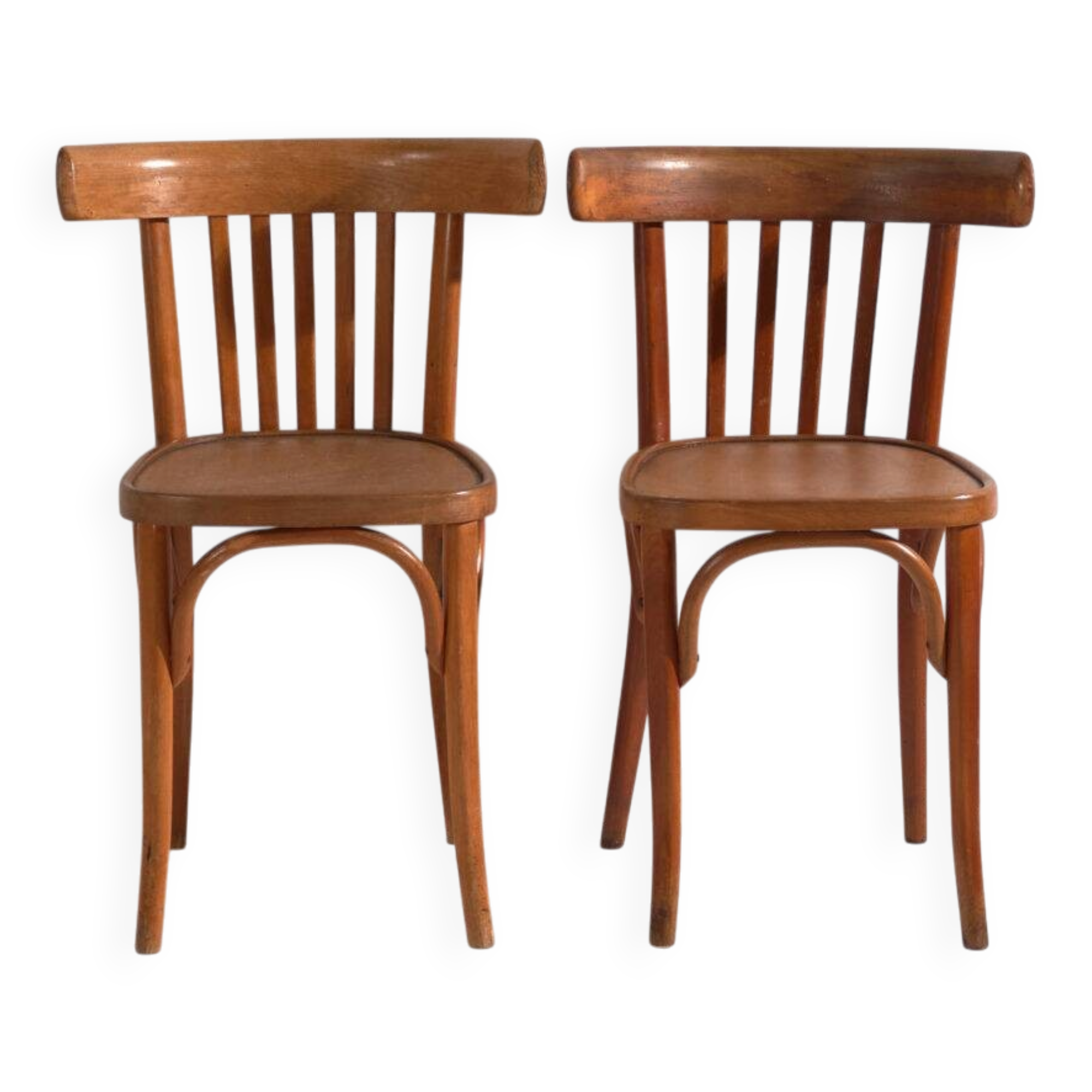 Antique bentwood chairs in Thonet style – Central Europe, circa 1930 #4 – Set of 4 pieces