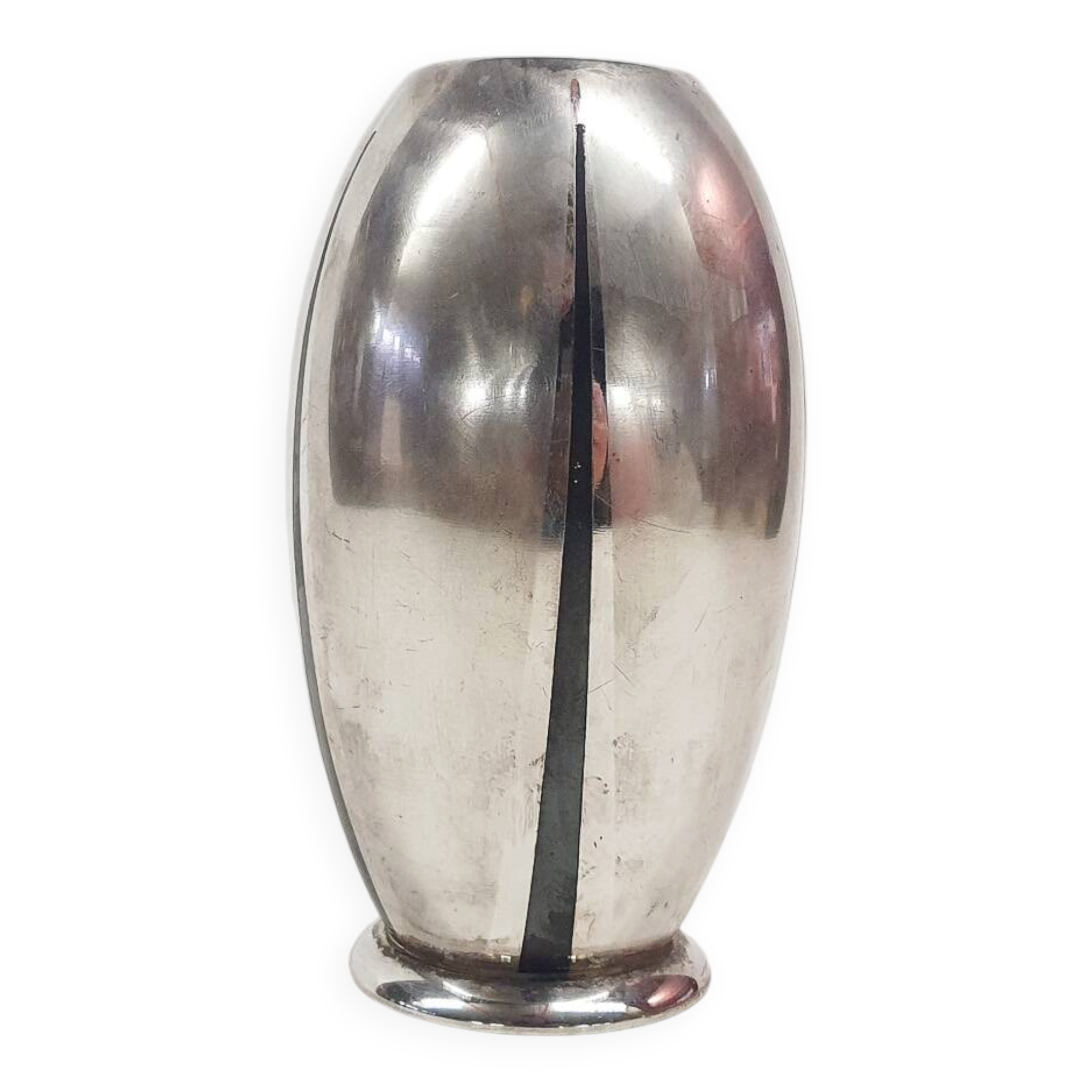 Silver plated vase by WMF Ikora, Germany 1920's