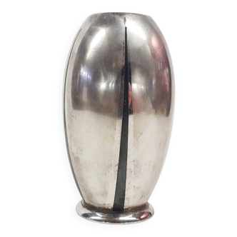 Silver plated vase by WMF Ikora, Germany 1920's