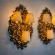 Pair of Frolaes sconces by Italo Valenti, brass Spain 197