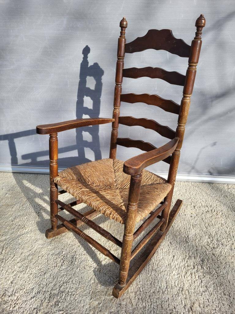 Old rocking nurse chair