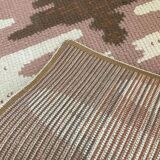 Pair of two design organic Scandinavian style carpets, 1970s / Czechoslovakia