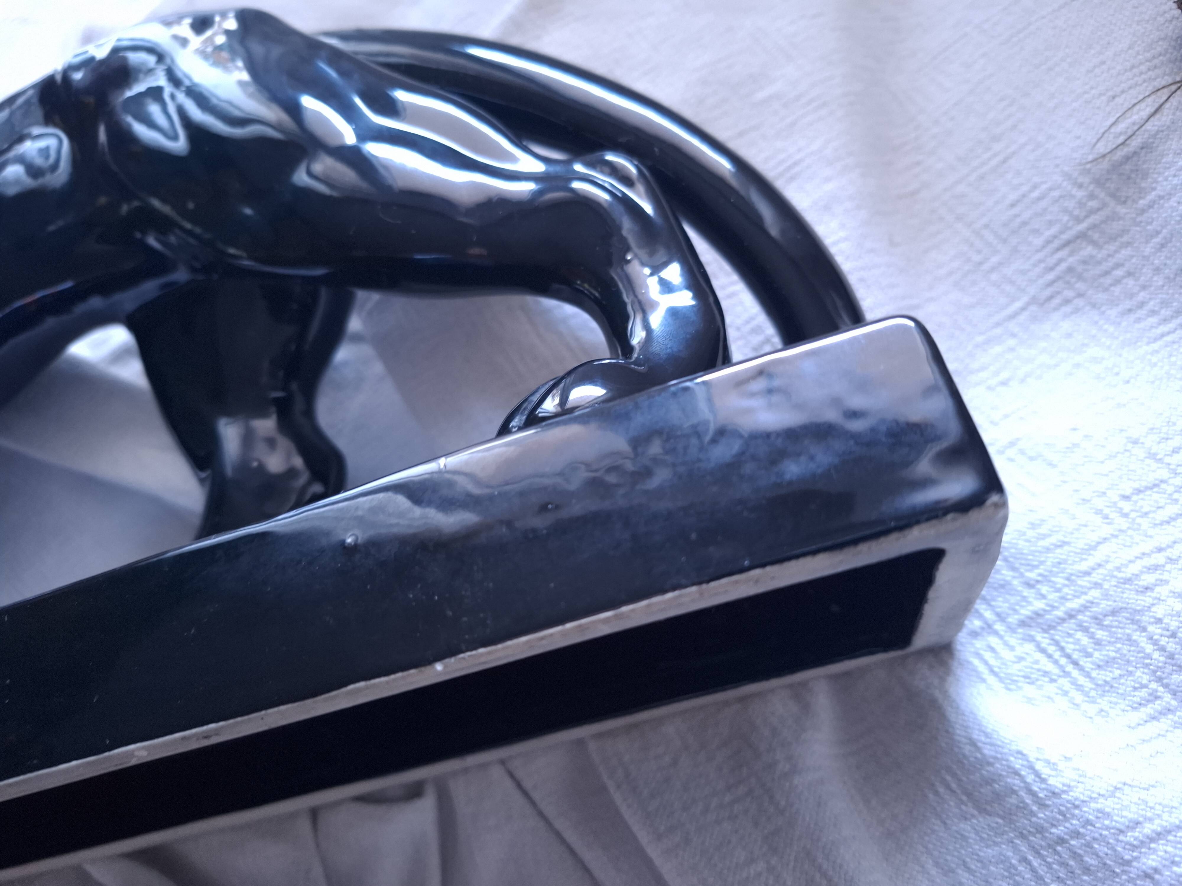 Art deco st clement ceramic panther