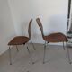 Paire de chaises en teck Tapio Wirkkala pour Asko