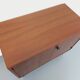 Small vintage storage unit in modernist Scandinavian style in teak from the 60s