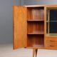 Vintage buffet in walnut veneer, Italian design from the 1960s.