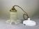 French mid century frosted glass tulip hanging lamp, 1950s