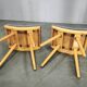 Paire de tabourets en érable des années 1960, Tchécoslovaquie